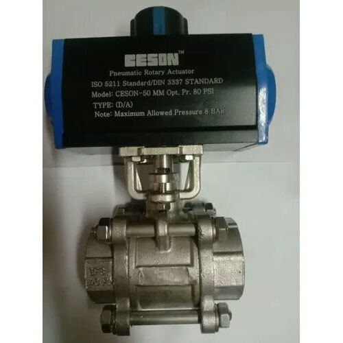 Ball Valve With Pneumatic Actuator