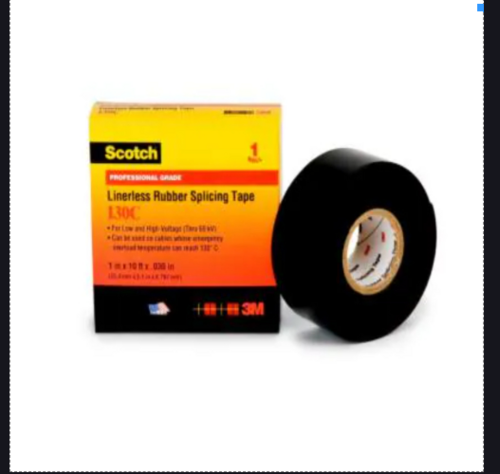 3M Scotch Linerless Rubber Splicing Tape 130C