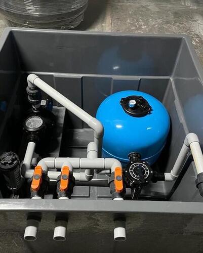 Swimming Pool Under Ground Filtration Plant - Color: Grey