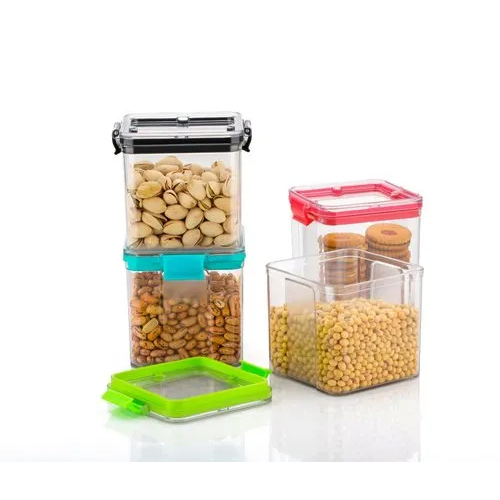 Lock Plastic Airtight Food Storage Container Set