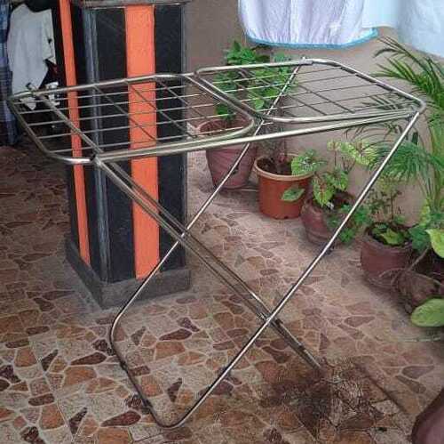 Sturdy and strong stainless steel cloth drying stand in Kulumani Trichy