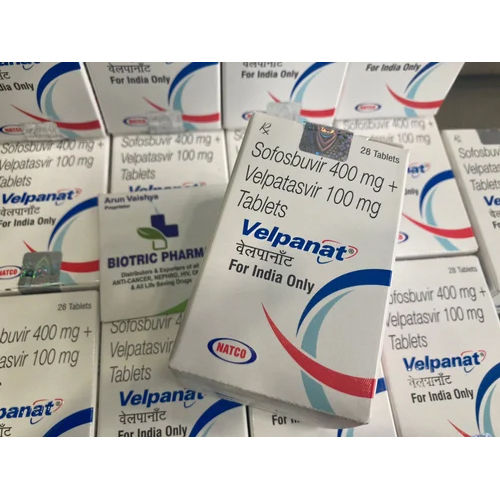 Velpanat Sofosbuvir 400 Mg Velpatasvir 100mg