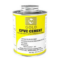 Gold CPVC Solvent Cement - Special Purpose Cement, Low Heat of Hydration, Classic Grey Color with Fine Natural Sand Texture | Reliable for All CPVC Piping Systems