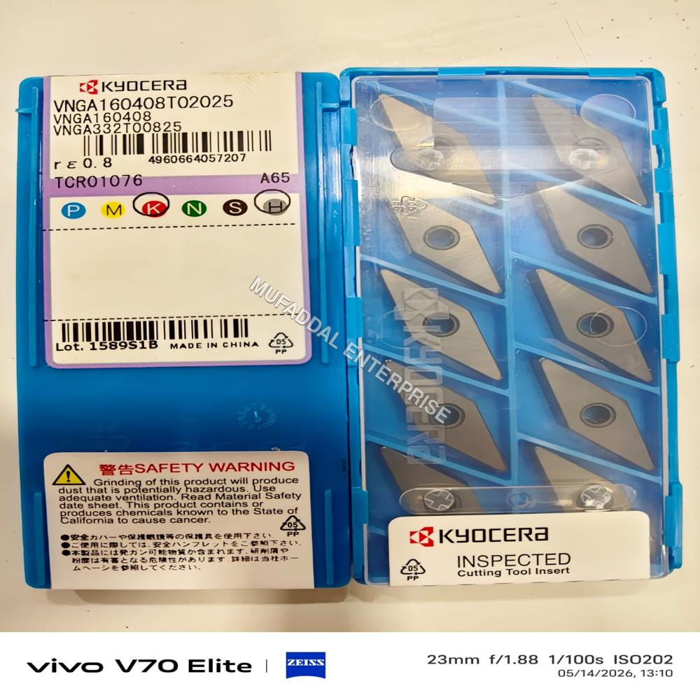 Kyocera Ceramic Inserts - Material: Carbide