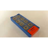 Snmx1206ann 6510 Milling Inserts - Carbide, 5mm Thickness, Golden Color, Polished Coating | Designed For Cnc Machine Use, Box Of 10 Pieces