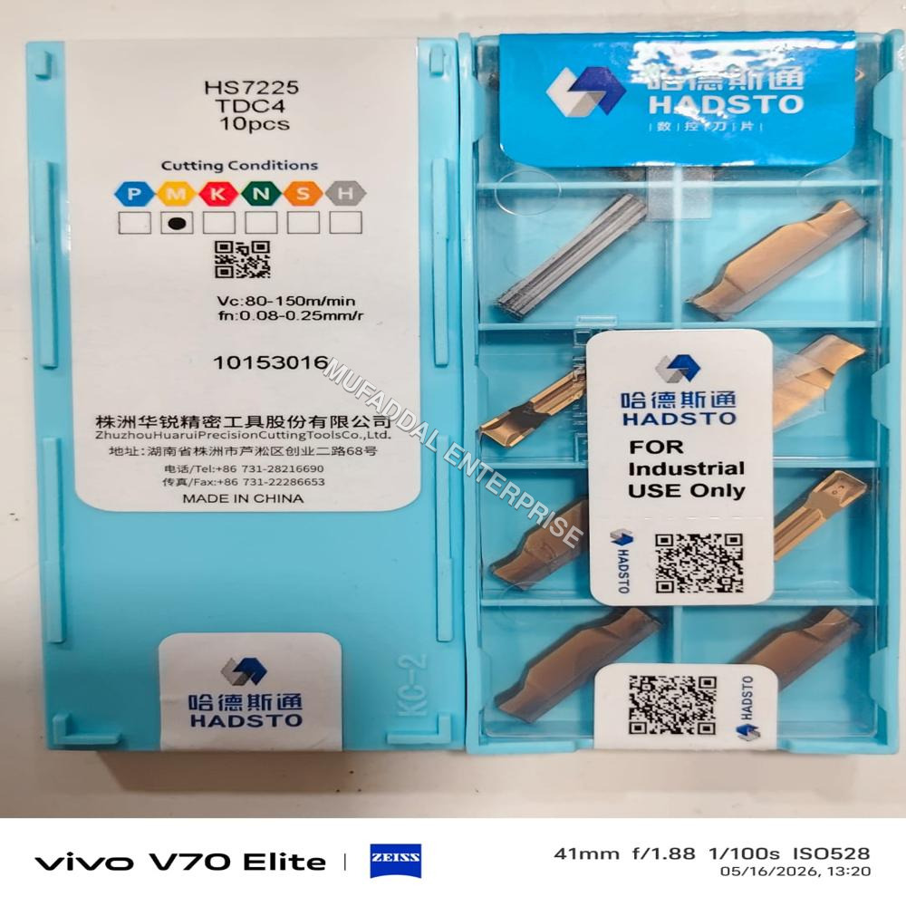 Kyocera Ceratip Inserts - Polished Carbide, 3mm Thickness | Industrial Usage, Box Pack, Various Sizes Available
