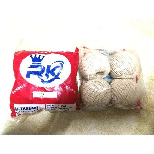 Washable R K White Cotton Ball Thread