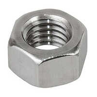 SS 304 Nut - Stainless Steel, Size 2MM - 36MM, Silver, DIN 934-ISO4032-DIN 439, Hexagonal Shape, Carton Box Packaging