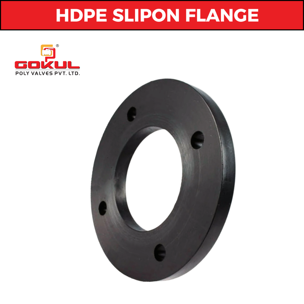 Gokul Hdpe Pipe Bore Flange - Color: Black