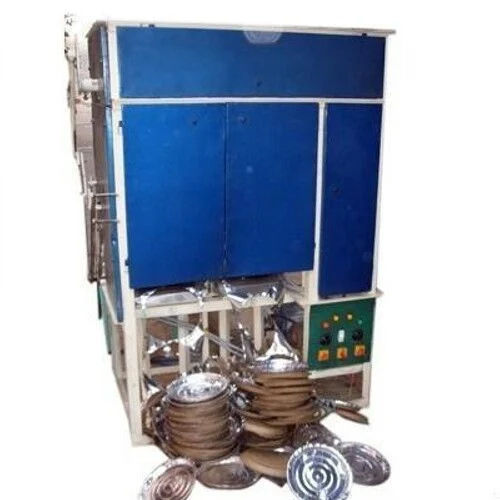 Double Die Paper Plate Making Machine Cutting Size: 4-8 Inch