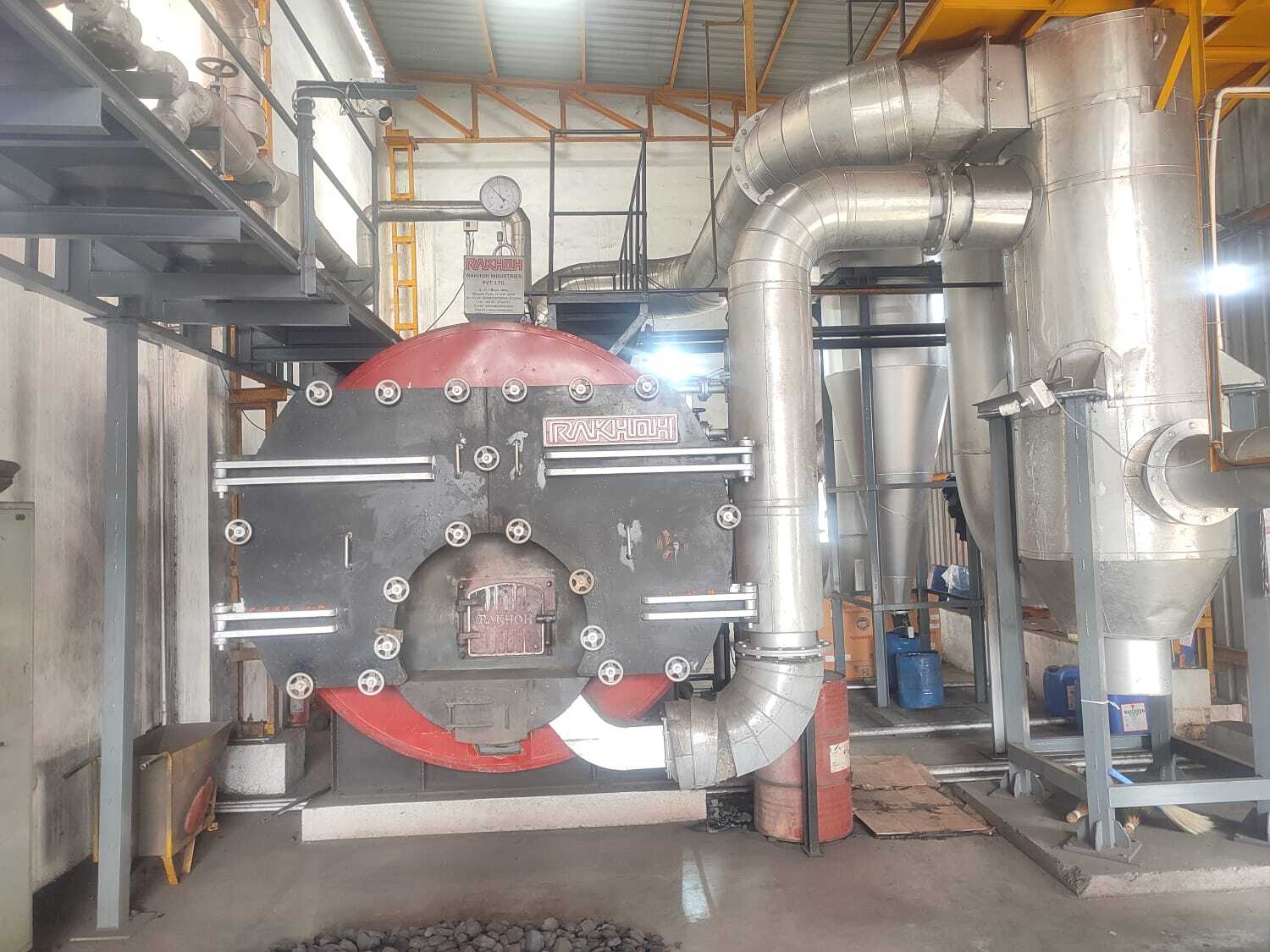 wood Coal Briquettes Fired Steam boiler Ranges From 1TPH to 8 TPH