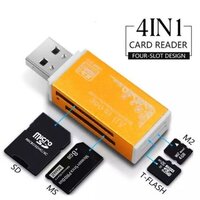 4in1 Usb Card Reader - Multi Color Design | Shockproof, Waterproof, Anti-slip, 1-year Warranty, Bulk Orders Only, Cash On Delivery Available