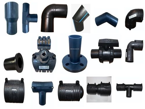 Gokul Hdpe Spigot Fitting - Color: Black