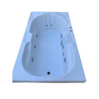5.6x3 Acrylic Jacuzzi Bathtub - Color: White