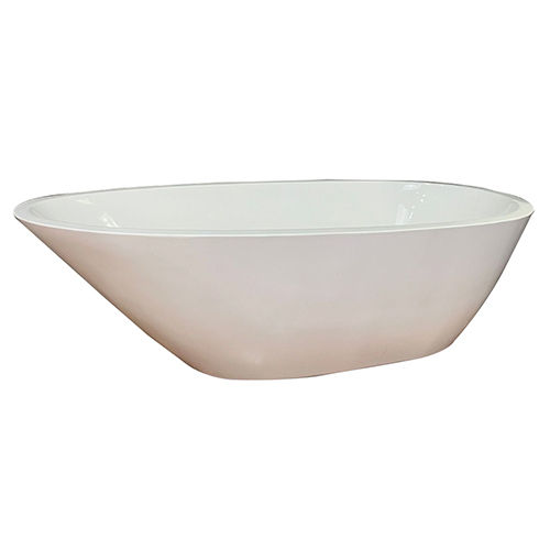 White Oval Series Bathtub 5.6x2.6ft Freestanding Bathtub