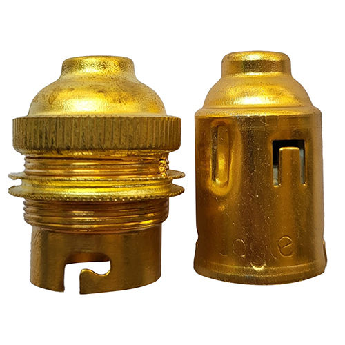 Golden Brass Pendent Bulb Holder