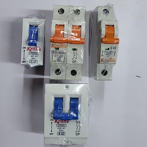 White Miniure Circuit Breaker