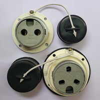 Ac Plug Socket - Durable Pvc Material, Customizable Thickness, Sleek Black Design | Versatile Power Switch For Industrial Applications