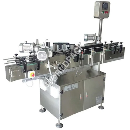 Automatic Stepper Wrap Around Plc Touch Screen Labelling Machines
