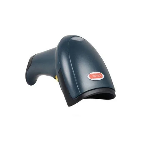 RETSOL 2D Wired Barcode Scanner - Durable Plastic, Available in Various Sizes, Black & Grey | Waterproof, Clear Print, Supports Standard and Heat Sensitive Barcodes