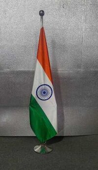 Self Stand Flags Pole - Material: Polyester