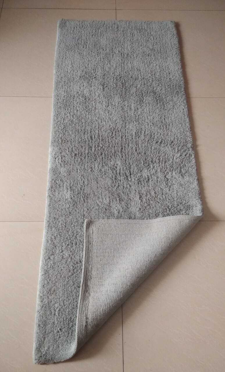 Cotton Runner - GREY - 24x60 Inches