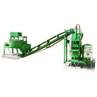 Automatic Brick Making Machine - 220-440 Voltage, Green Color, 50 Vibration Frequency | High Durability, Fully Automatic, Warranty Included