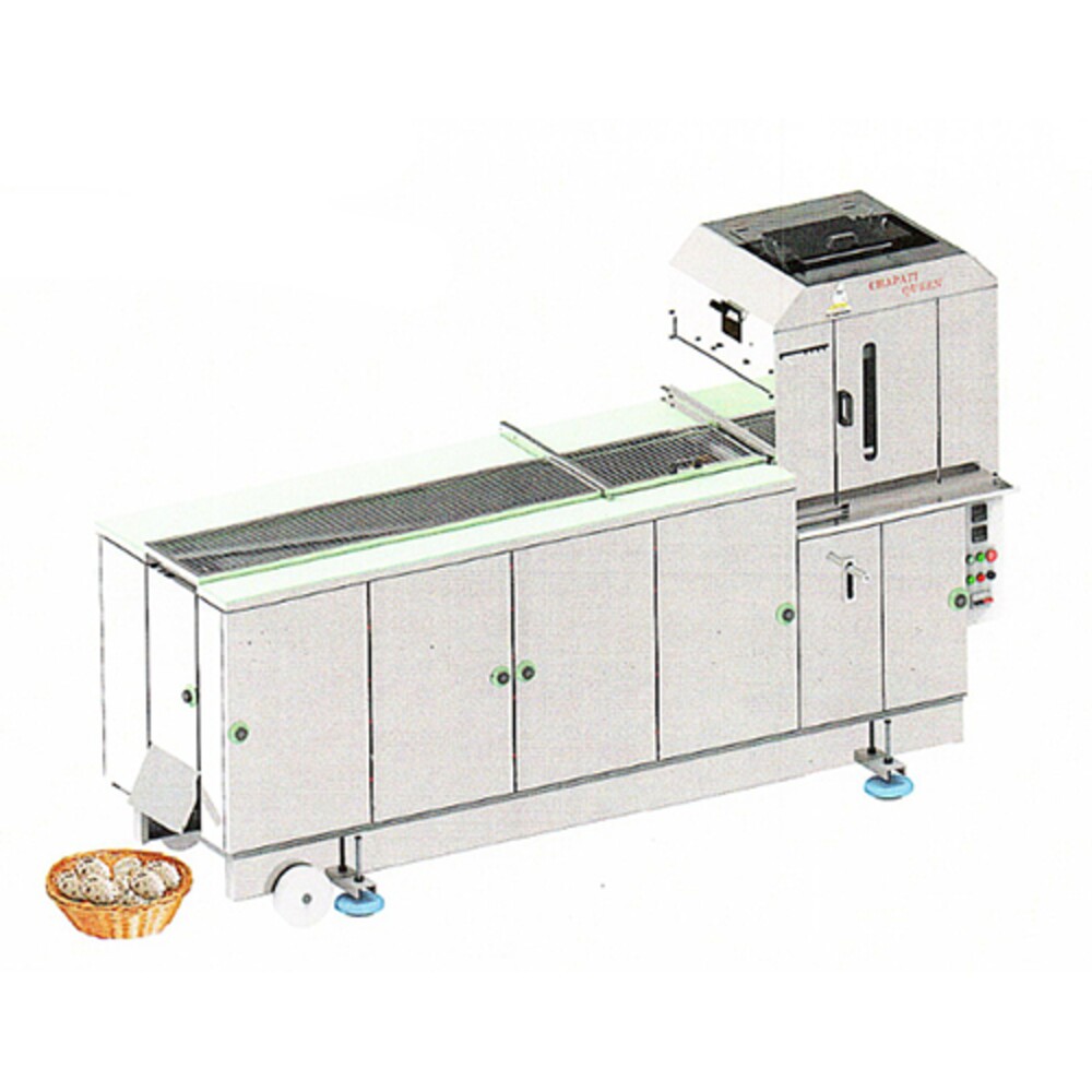 High Efficiency Electric Fully Automatic Chapati Making Machine - Color: White