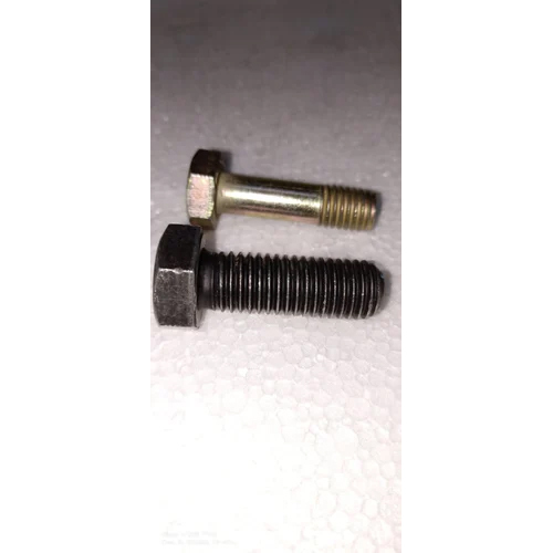 Silver/Black 12Mm Half Bolt For Agarbatti Making Machine