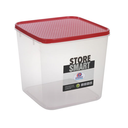 Bottom- Clear ; Lid- Opaque Airtight Food Container- 10000 Ml