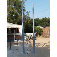 Grey Powder Coated Frp Pole