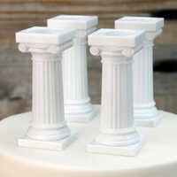 Fiber Reinforced Plastic Pillar - Color: White