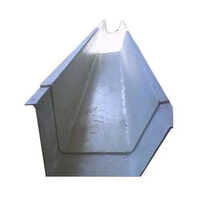 Silver Frp Rainwater Gutter