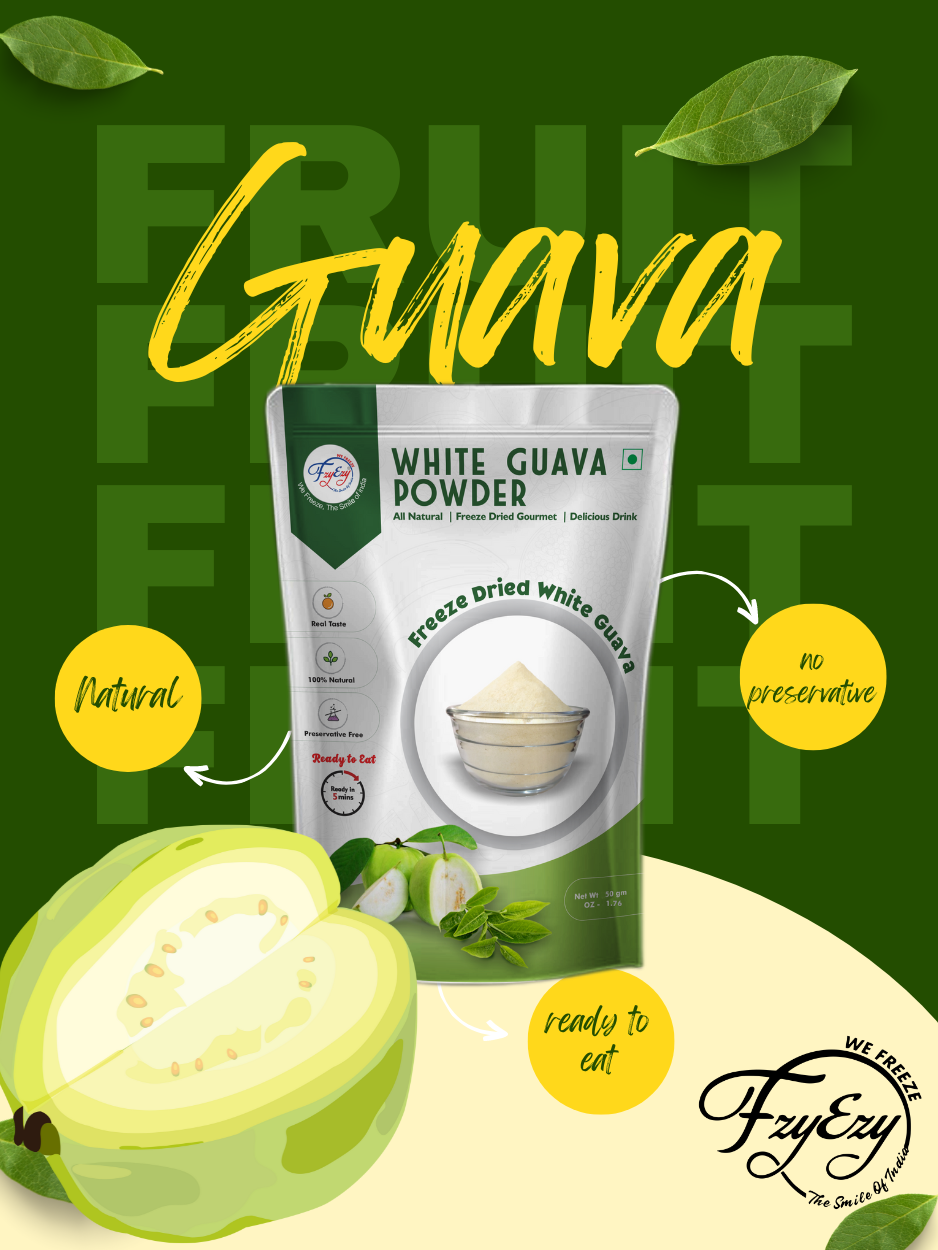Freeze Dried White Guava Powder
