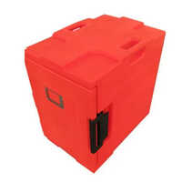 Insulated Food Gn Pan Carrier - Color: Black/red
