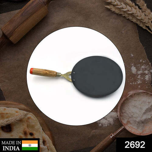 Wooden Handle Roti Tawa Used In All Household And Kitchen Purposes For Making Rotis And Parathas Nonstick Tawa Etc