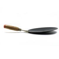 WOODEN HANDLE ROTI TAWA USED IN ALL HOUSEHOLD AND KITCHEN PURPOSES FOR MAKING ROTIS AND PARATHAS NONSTICK TAWA ETC