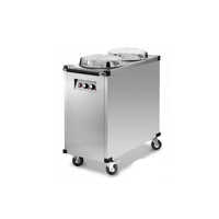 Double Electric Plate Warmer - Material: Stainless Steel