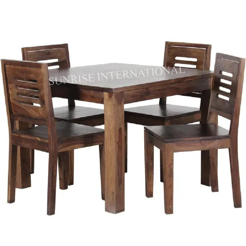 Contemporary Wooden Dining Chair Table