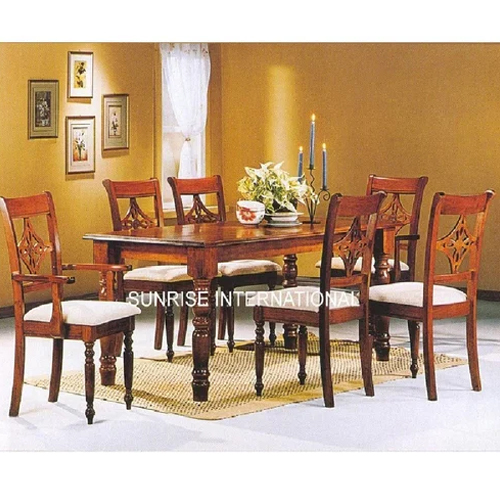 Ethnic Design Wooden Dining Table