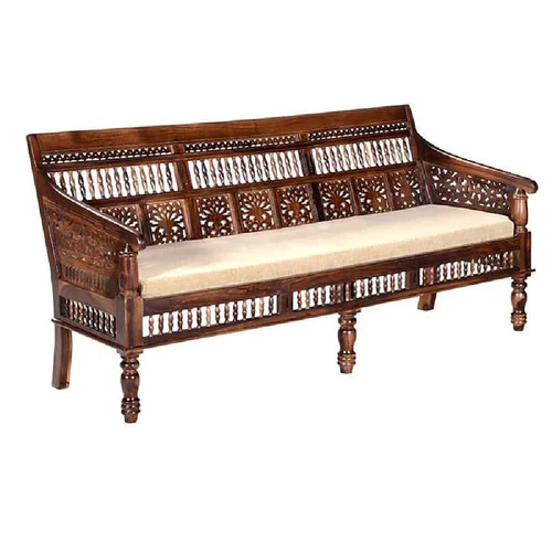 Traditional Style Solid Sheesham Wood Sofa Set