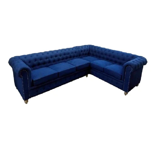 Living Room Stylish L Shape Chesterfield Sofa Set