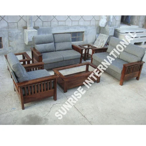 Modern Contemporary Wooden Sofa Set