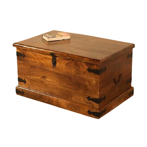 Artistic Wooden Storage Blanket Box Cum Center Table