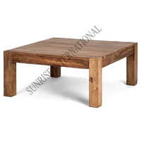 Handmade Wooden Square Center Table