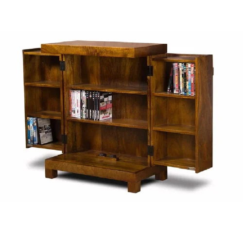 Contemporary Wooden CD And DVD Cabinet Rack