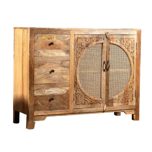 Mid Century Wooden Sideboard Cabinet