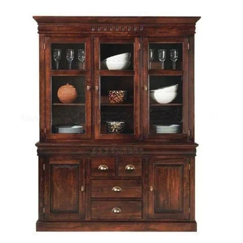 Contemporary Design Wooden Glass Cabinet