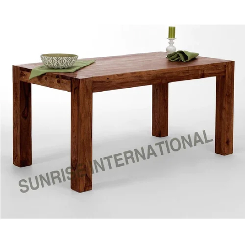Solid Sheesham Wood Dining Table For Modern Home
