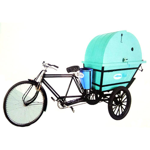 Close Rickshaw Mount Dustbin Application: Commercial